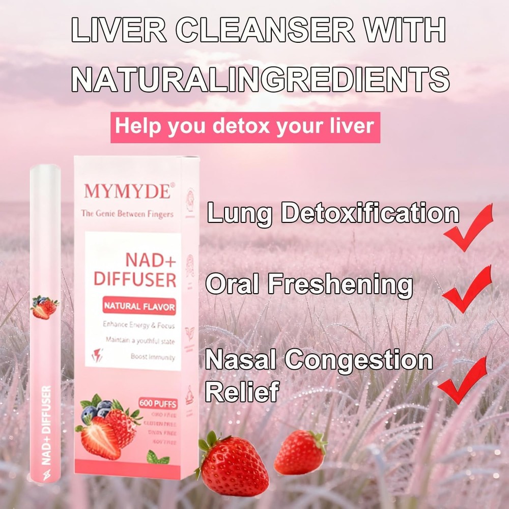 Herbal Diffuser Pen - Strawberry Mint Extract -Herbal Aromatherapy