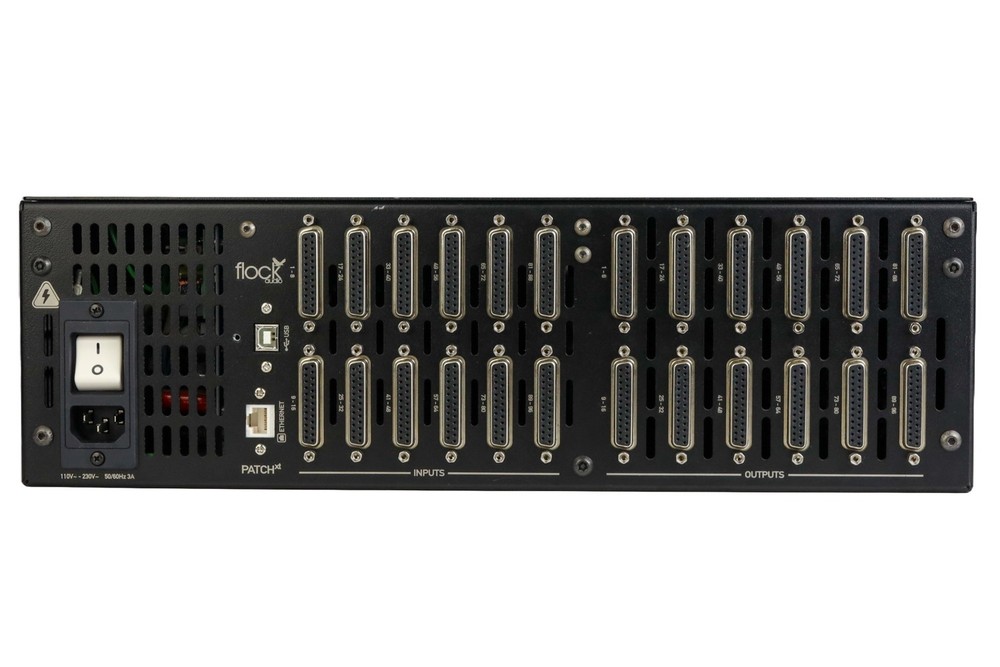 Flock Audio PATCH XT 192-Point 96x96 Patch Bay #PXT00000088 (Used)