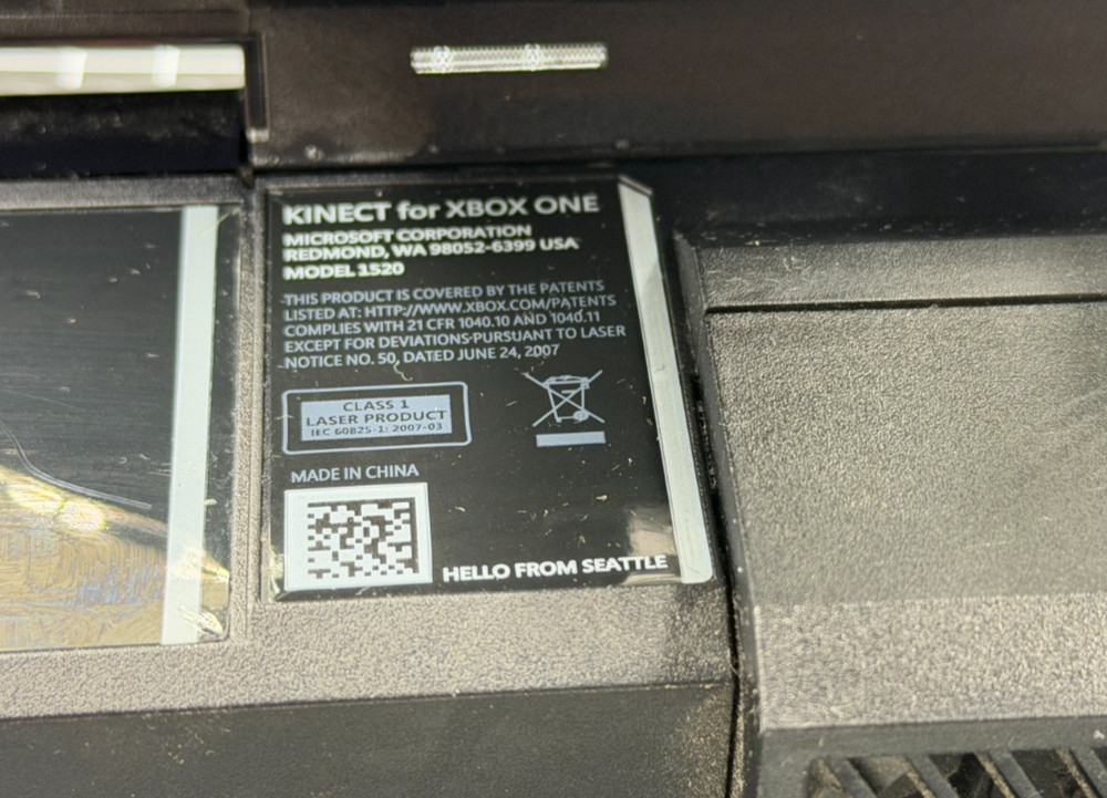 Microsoft Xbox One Kinect Motion Sensor Camera Bar Model 1520 *READ DESCRIPTION