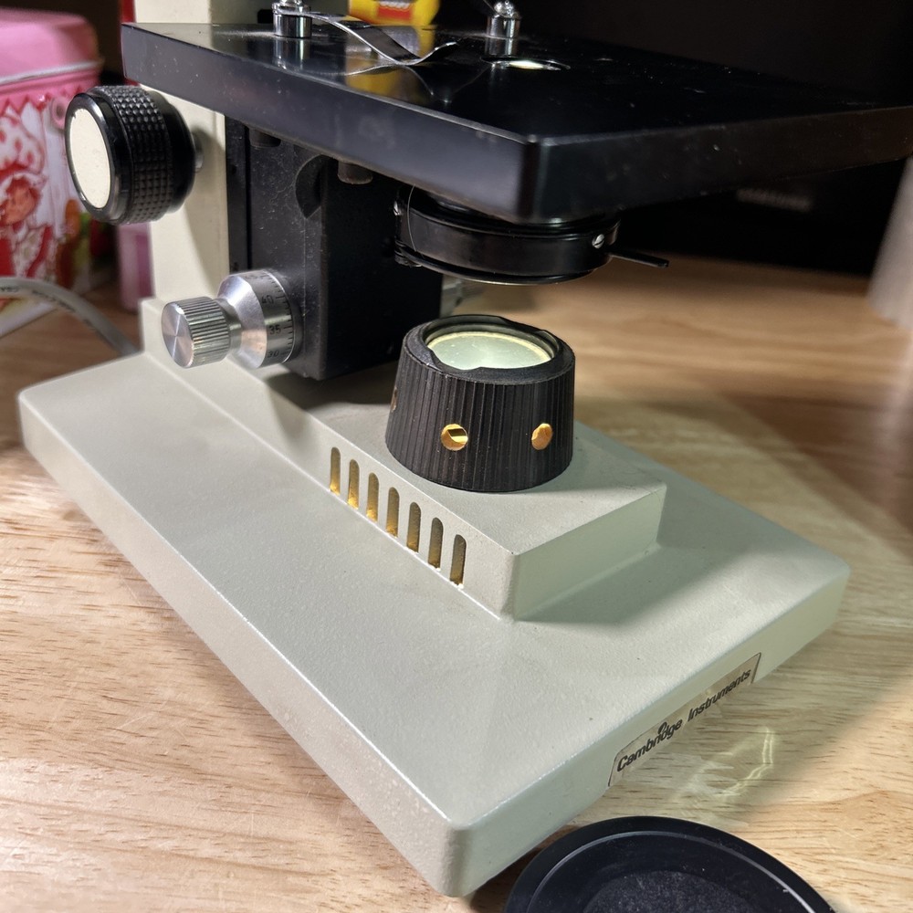 Cambridge Instruments Monocular Compound Microscope WF10X 4X/10X/40X Objectives