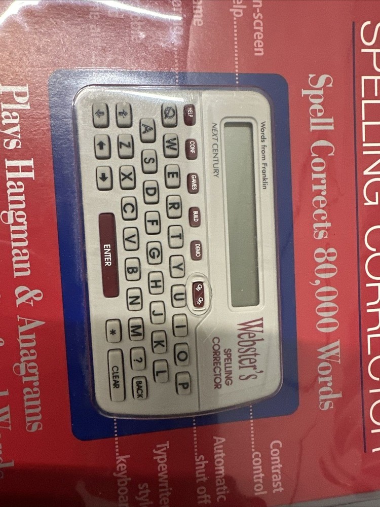 NEW Franklin NCS-101 Webster Spelling Corrector Electronic Dictionary