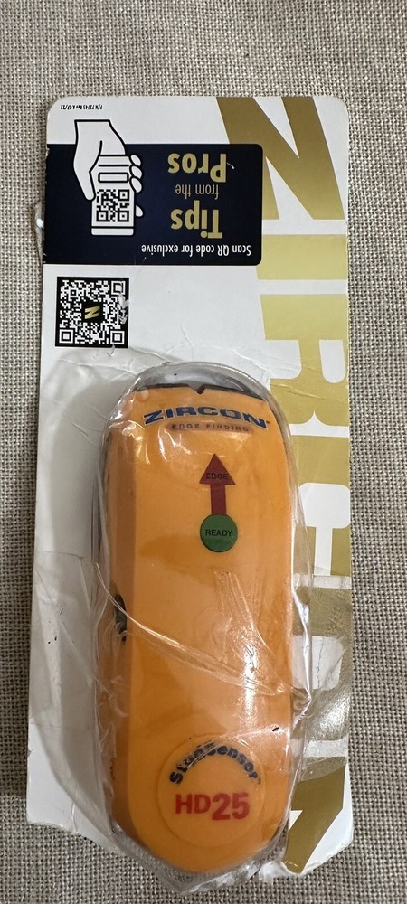 Zircon Stud Sensor Finder Yellow HD25 Open Box *untested *