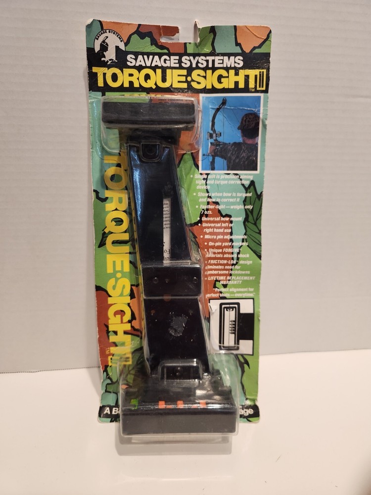 Vintage Savage Systems Torque Sight For Compound Bow In Package