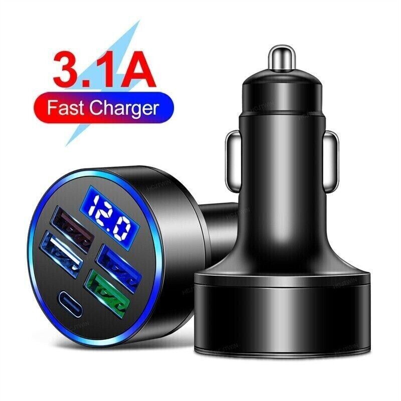 12V Digital LED Display Voltmeter Voltage Gauge Panel Meter For Car Motorcycle