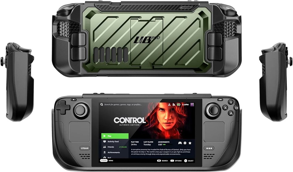 SUPCASE for Steam Deck OLED Drop Protection Case Kickstand Shockproof Cover