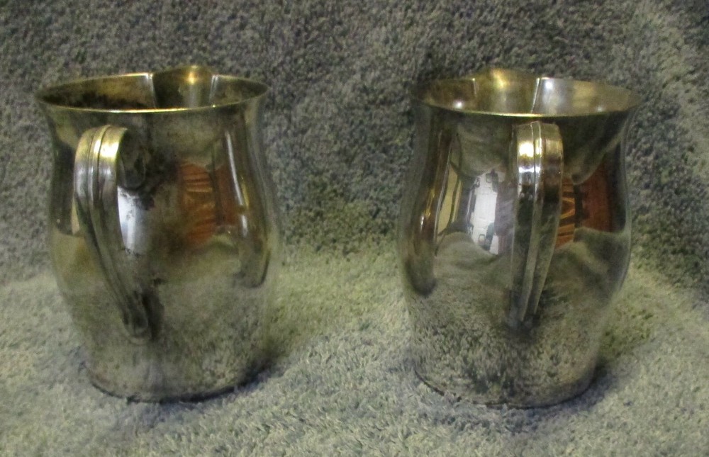 MATCHED PAIR / “WILLIAM ROGERS” CREAMERS