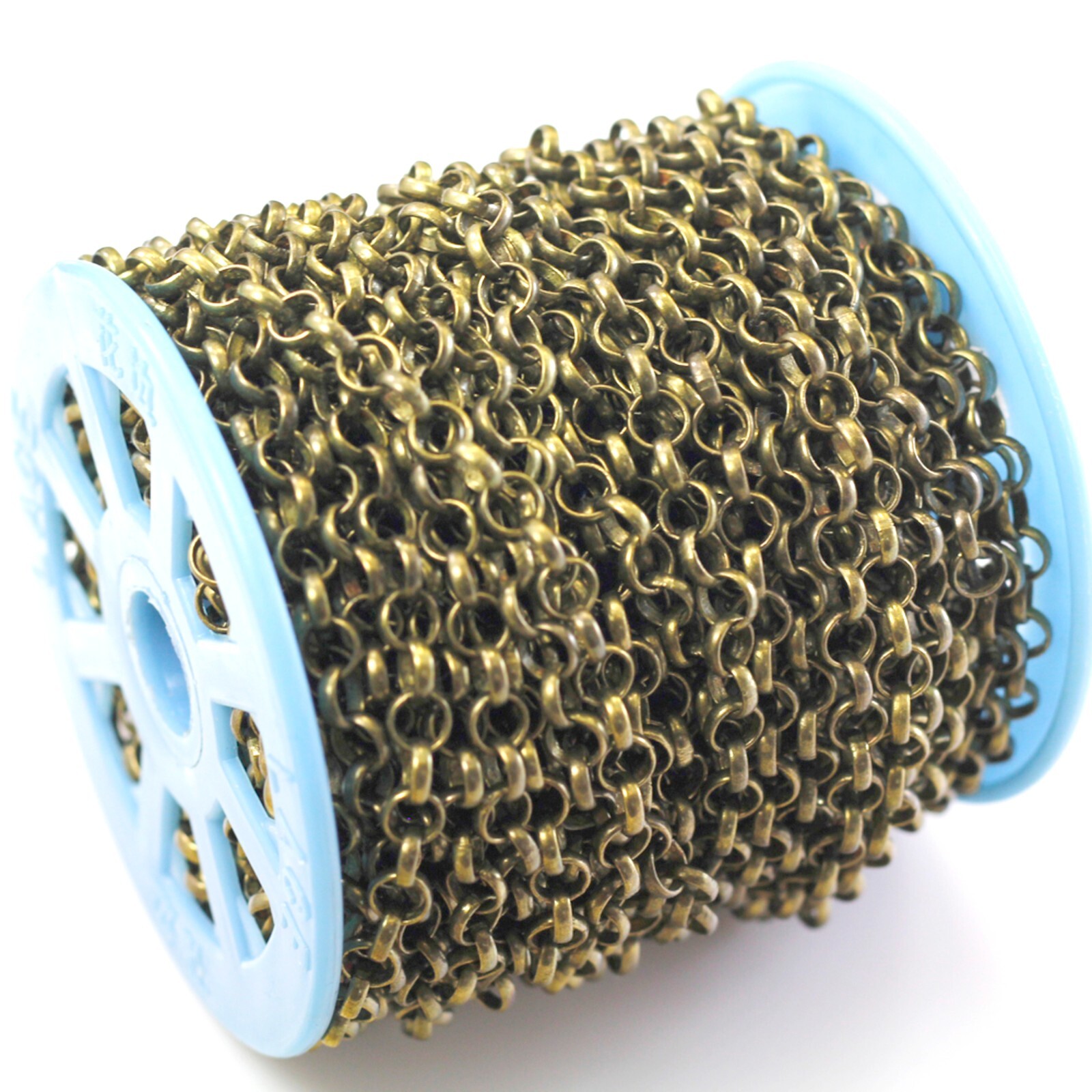 Brass Rolo Chain Round Linked Belcher Chain Neckalce 3mm 4mm 5mm 6mm 7mm Chain