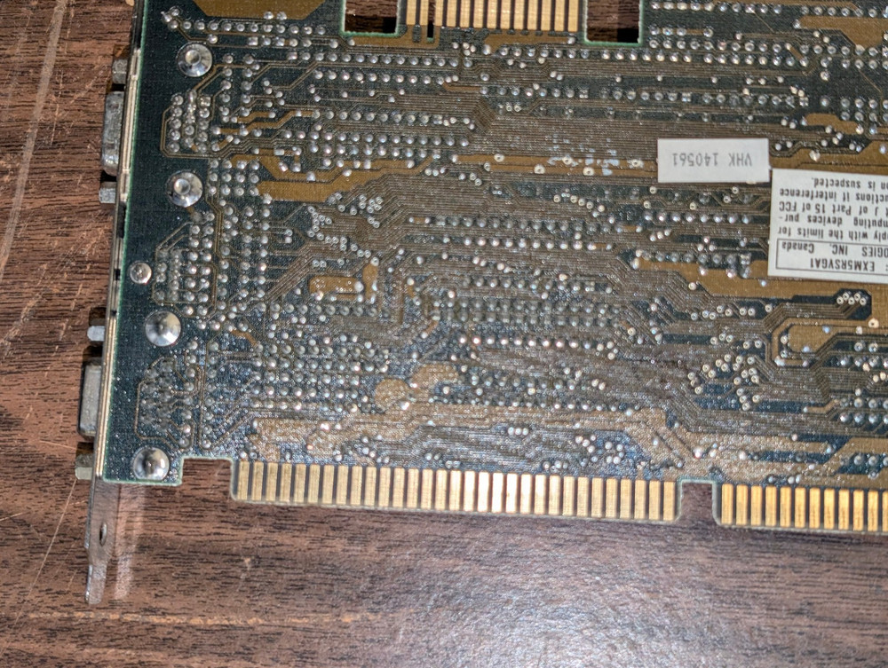ATI VGA 640 graphics accelerator 1988; untested
