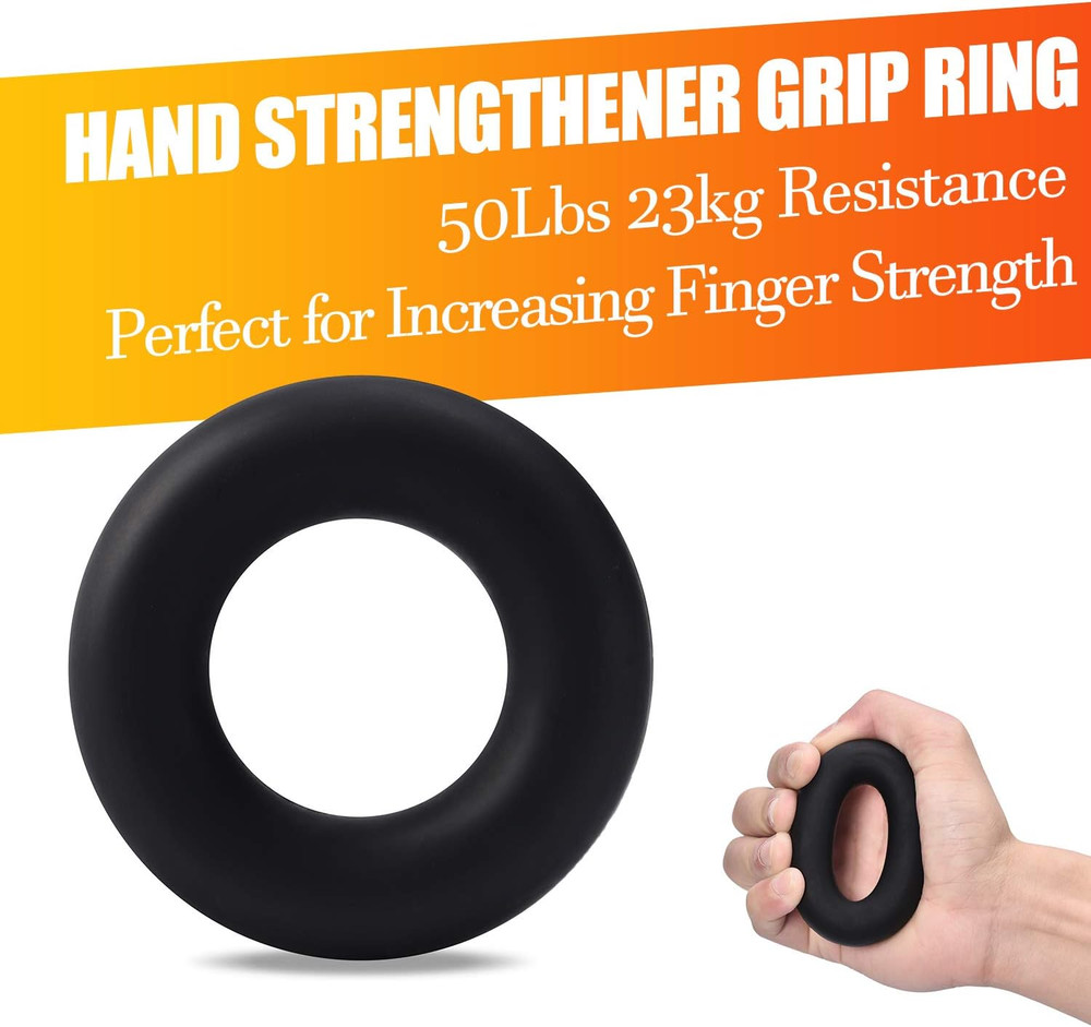 Grip Strength Trainer Kit 7PCS Adjustable Hand Gripper Finger Exerciser Set