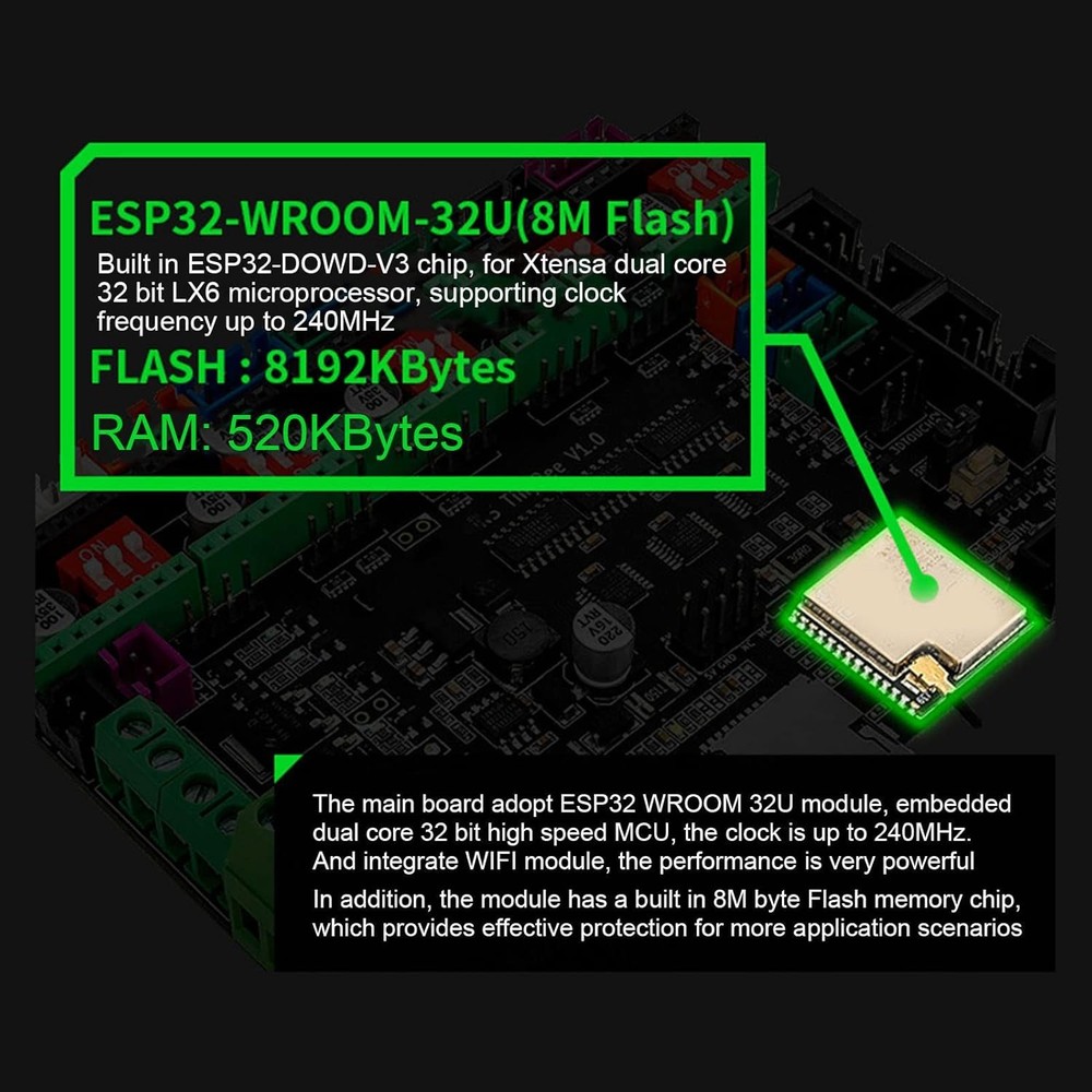 32 Bit Control Board 3D Printer Motherboard Additive Manufacturing Products...