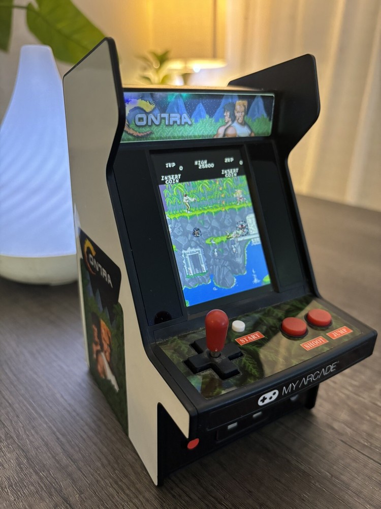 My Arcade Contra Micro Player, Fully Playable, Allows CO/VS Link for CO-OP
