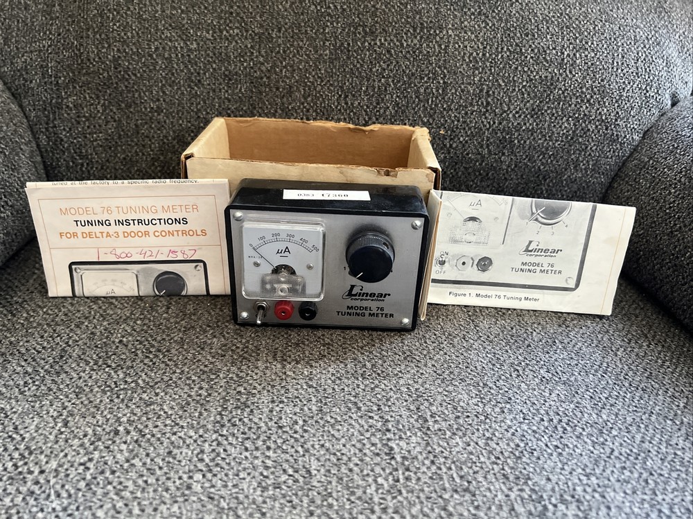 Vintage Linear Model 76 Tuning Meter With Manuals WORKS 1/1 On eBay