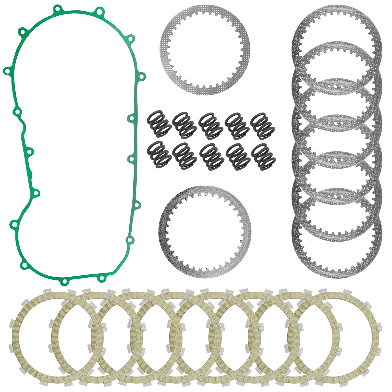 Clutch Friction Plates Kit for Kawasaki Vulcan 1500 / Vulcan 88 VN1500 1987-1999