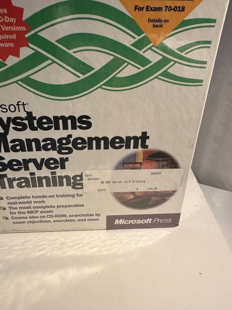 Microsoft Systems Management Server 1.2 Training Kit Sealed MSCE NIB NEW