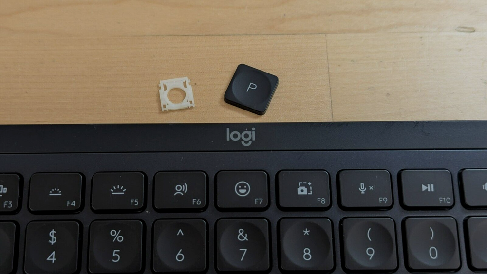 OEM Logitech MX Keys MINI Keyboard REPLACEMENT KEY CAPS & HINGE ONLY Parts Black