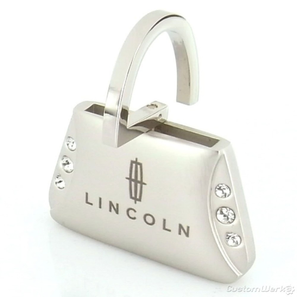 Lincoln Purse Shape Keychain (Chrome)