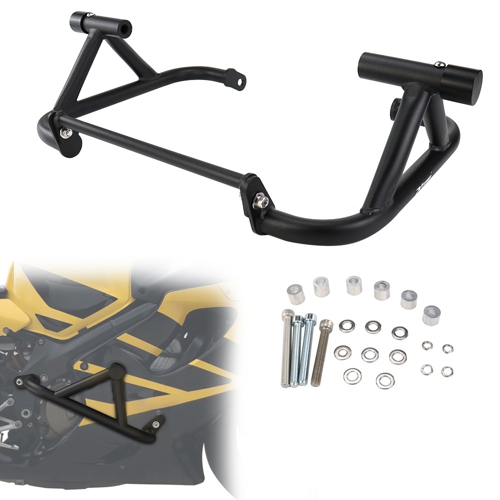 Crash Cage Stunt Engine Protection Bar Black Fit For Honda CBR600F/F4i 1999-2007