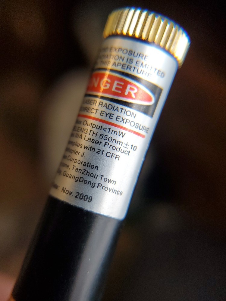 Red Beam Laser Pointer 1mw 650nm