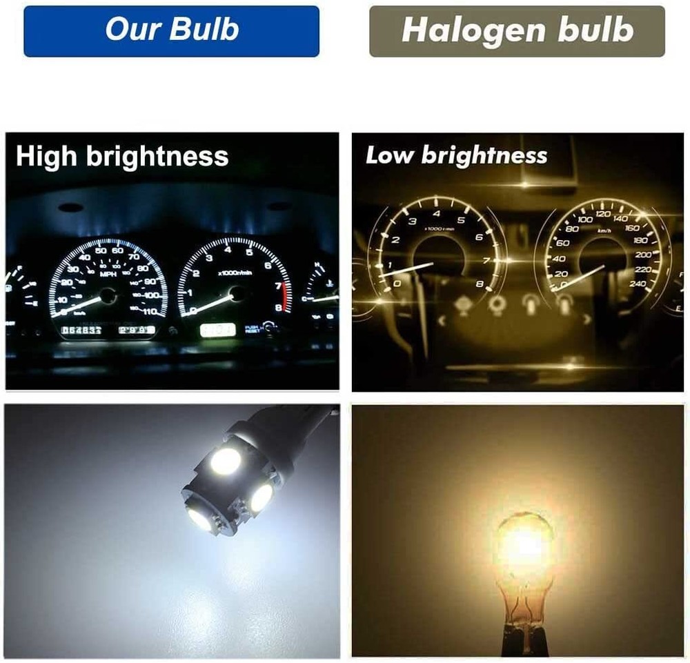 2PCS LED Map Light Bulbs + Socket for Ford Expedition Explorer Explorer Sport dx