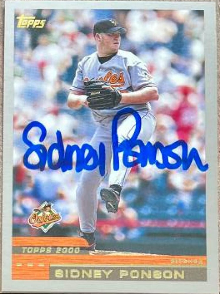 Sidney Ponson Autographed 2000 Topps #424