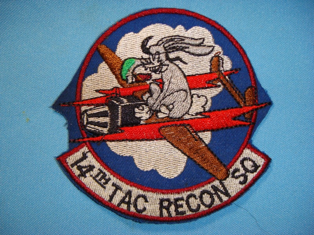 VIETNAM WAR PATCH, US 14th TACTICAL RECONNAISSANCE SQUADRON