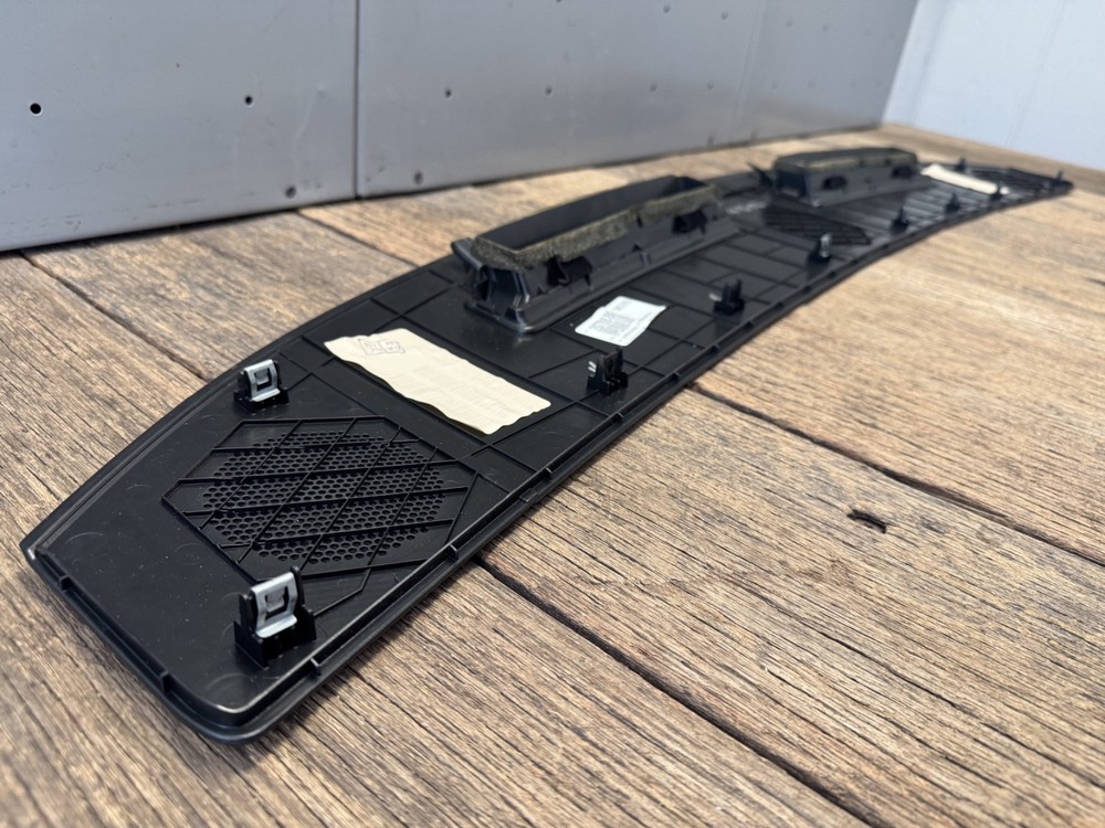 08-14 Dodge Challenger Dash Defrost Upper Trim Panel OEM Grille Dark Gray