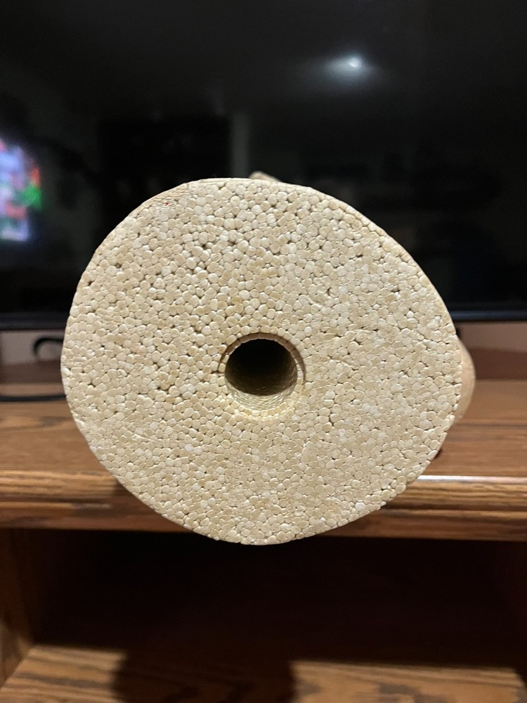 Styrofoam Head bronze 18" high.