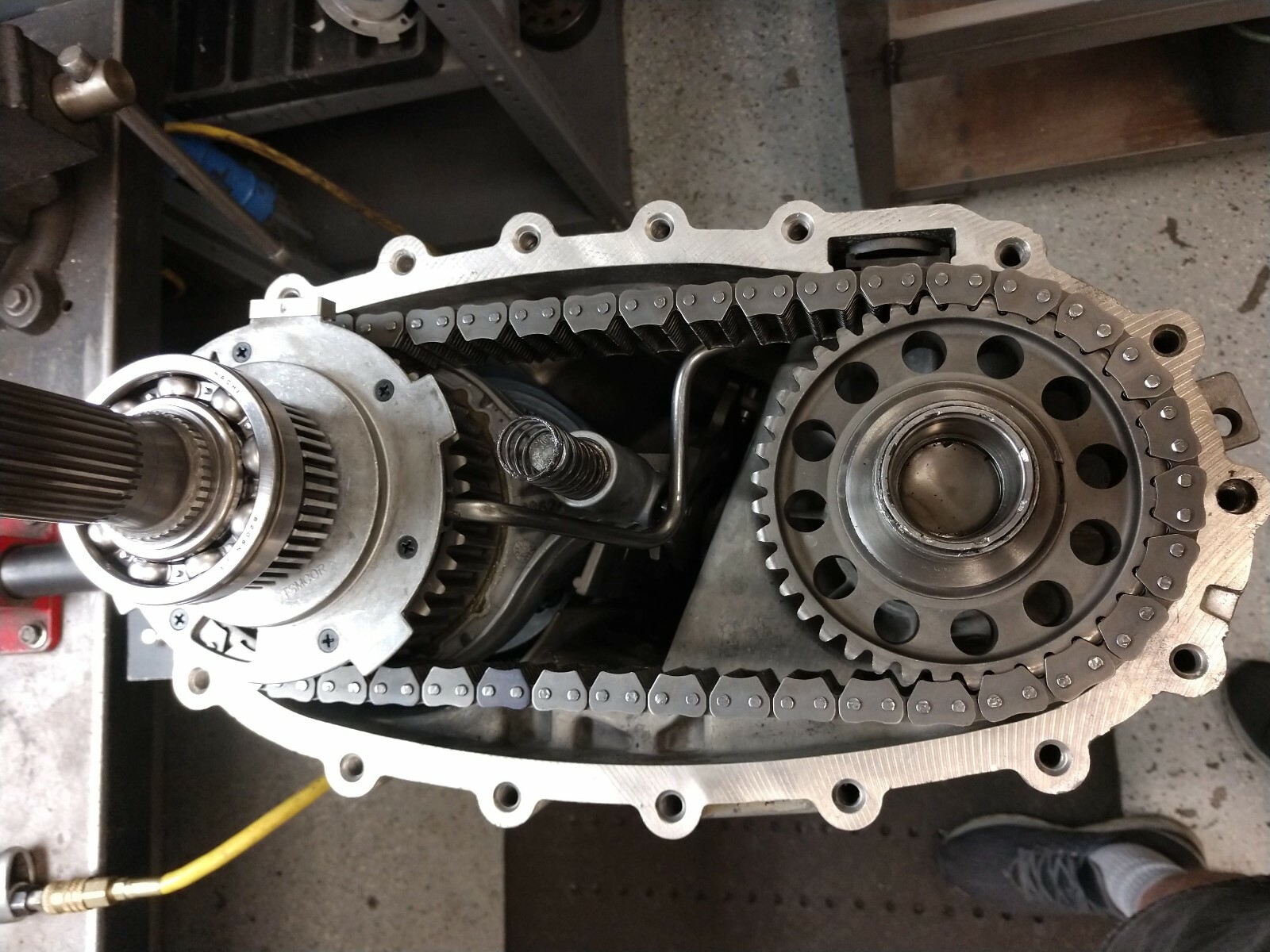 263 HD gm transfer case 01-07 Chevy trucks, Updated New Rear Aluminum Case Half.