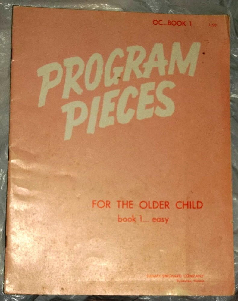 Program Pieces For The Older Child (Book 1 easy)