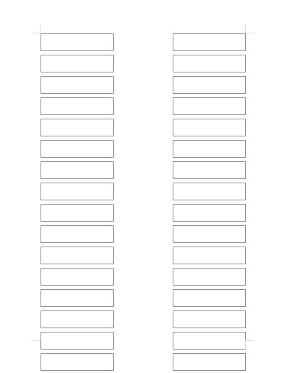 Organizing Label Inserts (800 Inserts)