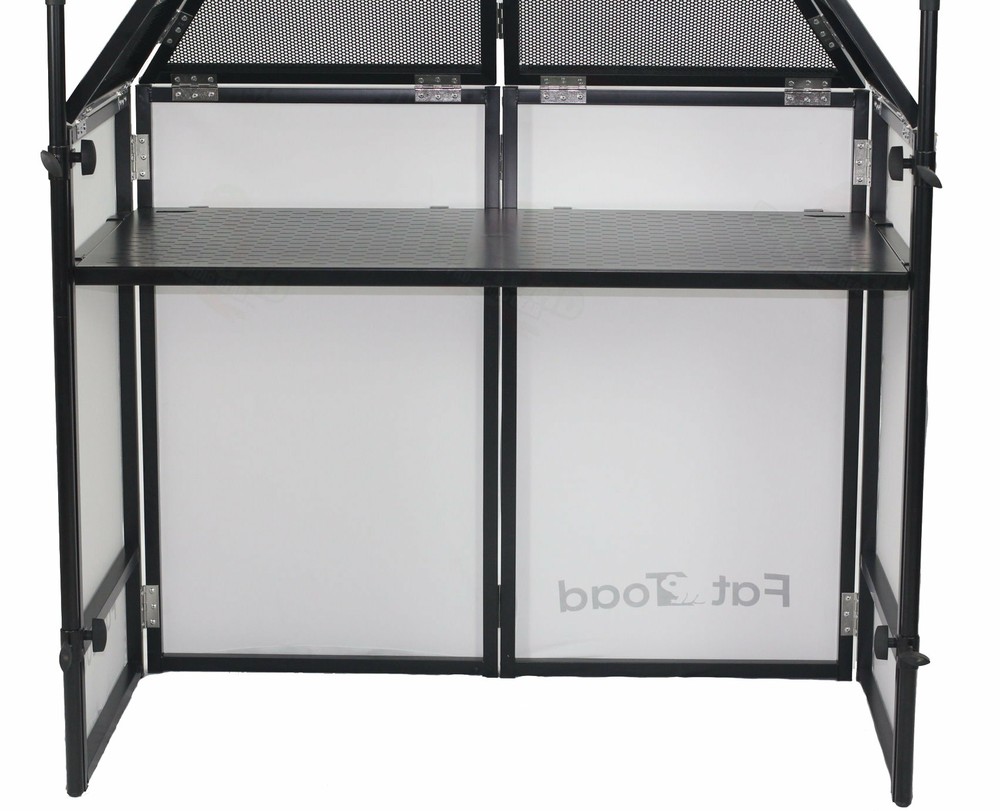 DJ Booth Tabletop - 8FT Lighting Truss Stand Package Foldable Platform FAT TOAD