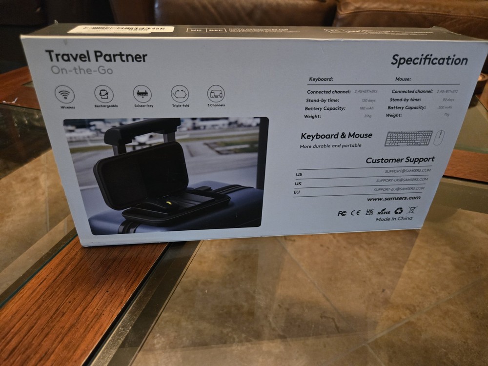 Ergonomic Wireless Split Keyboard Mouse ProtoArc EKM01 Full Size Ergo Bluetooth