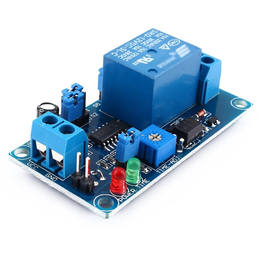 12V DC Delay Relay with Timer Turn on/Delay Off Switch Module