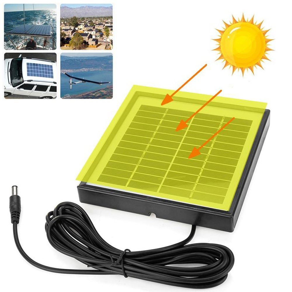 Convenient Charging Solution Lightweight 12V Solar Panel with Long Cable