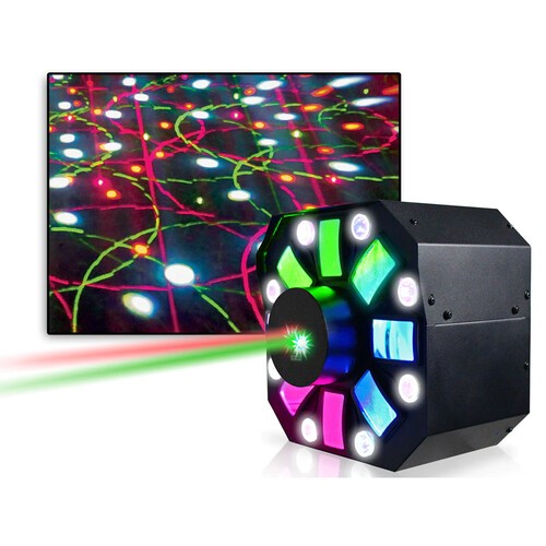 Technical Pro LGMEGAx Professional DJ Multi Pattern Laser & LED Stage Effect