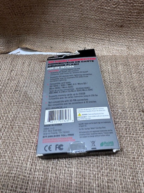 Stealth Cam Triple Connection SD MICRO Memory Card Reader Android/IOS STC-DDMCR