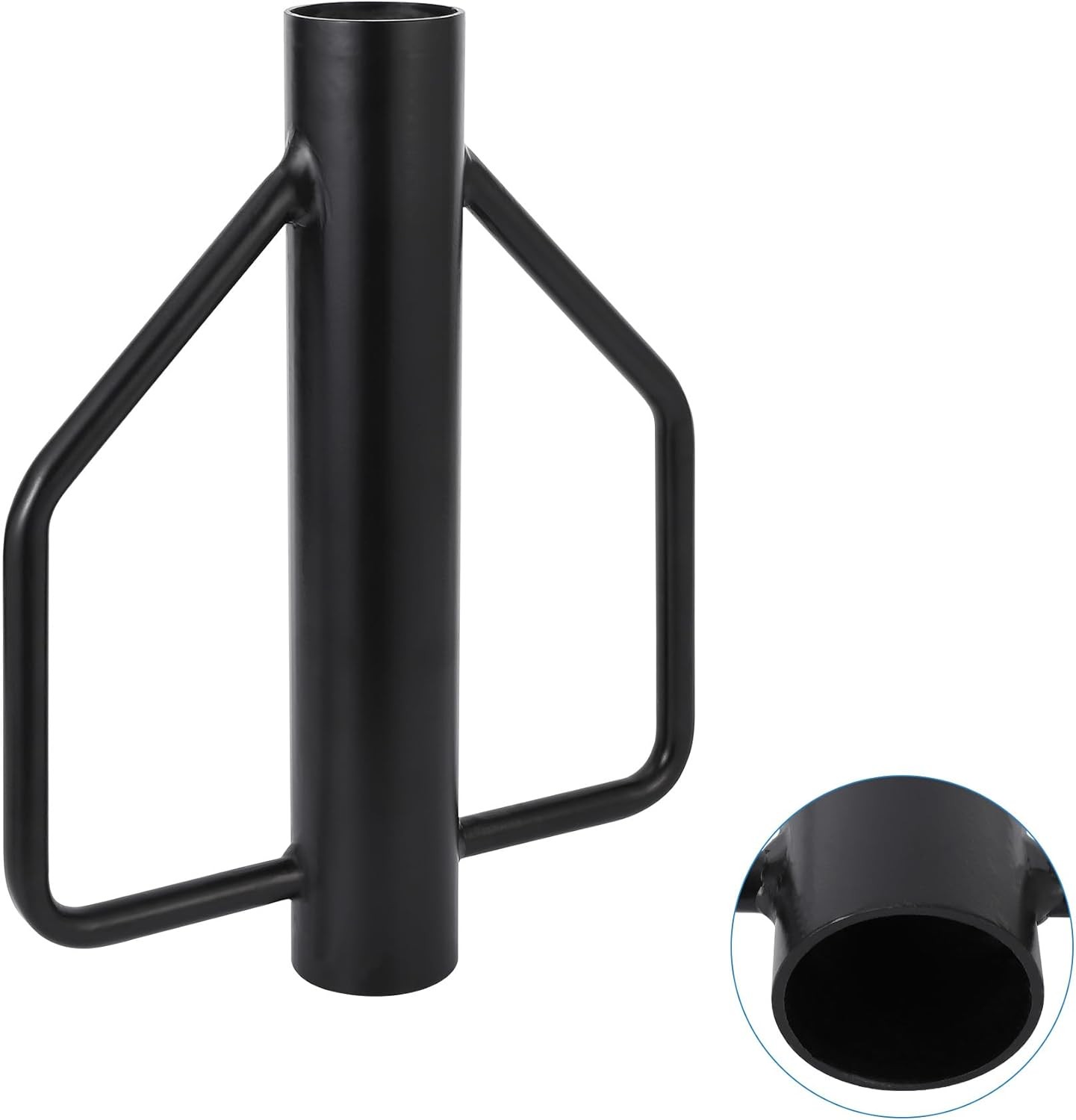 Heavy Duty Fence Post Driver w Handles Fits 2–6" Posts Steel T-Post Pounder