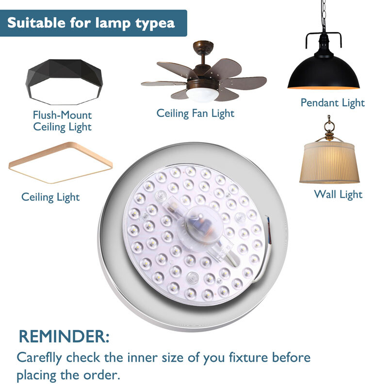 6500LM LED Ceiling Light Replacement Light Engine Retrofit kit Ceiling Fan Light