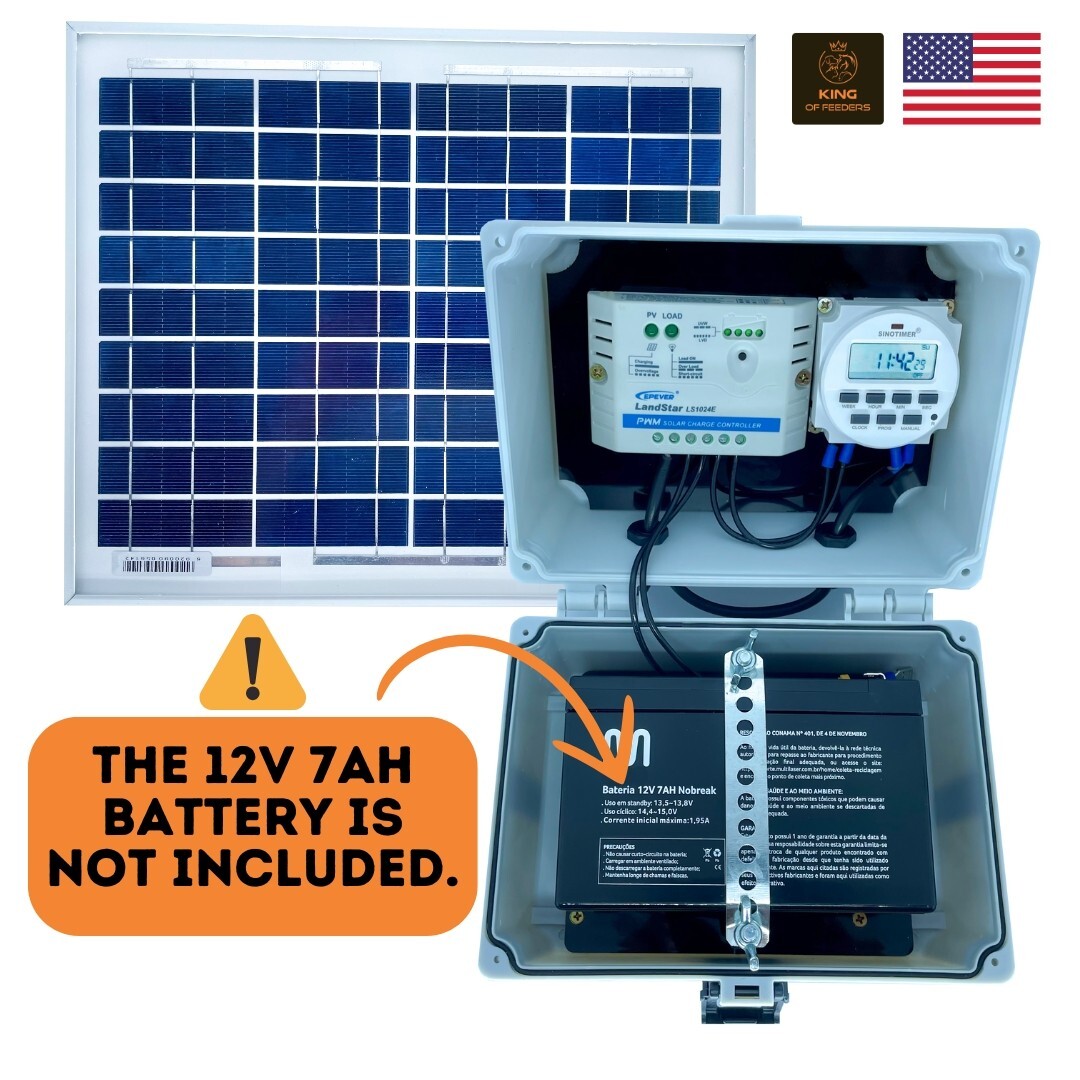 Solar Automatic Feeder, Food Dispenser for Pigs