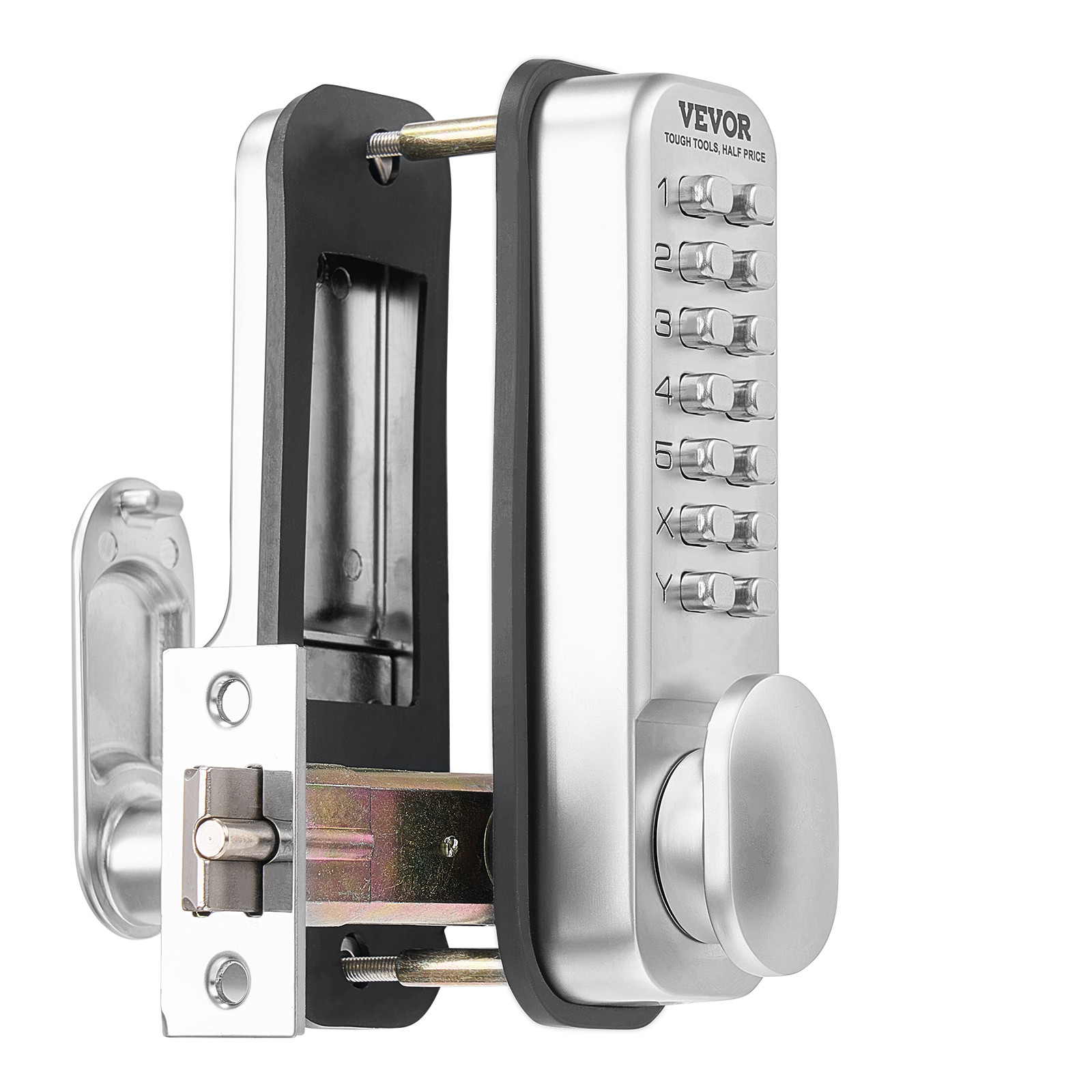 VEVOR Mechanical Keyless Entry Door Lock 14 Key Mechanical Keypad Door Knob