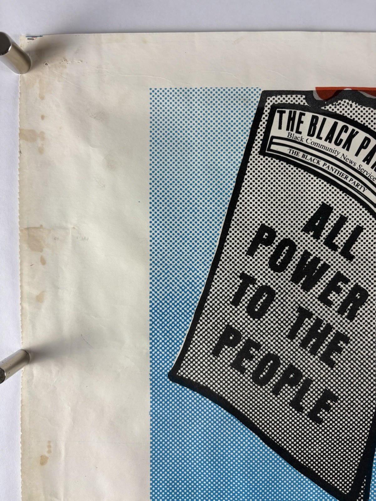 BLACK PANTHER PARTY Orig Poster 1969 BPP Emory Douglas ALL POWER TO THE PEOPLE