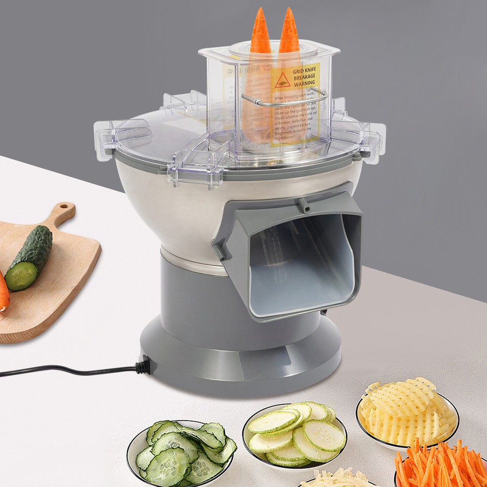 4-In-1 Fruit Slice Processor Electric Multifunctional Vegetable Dice Chopper