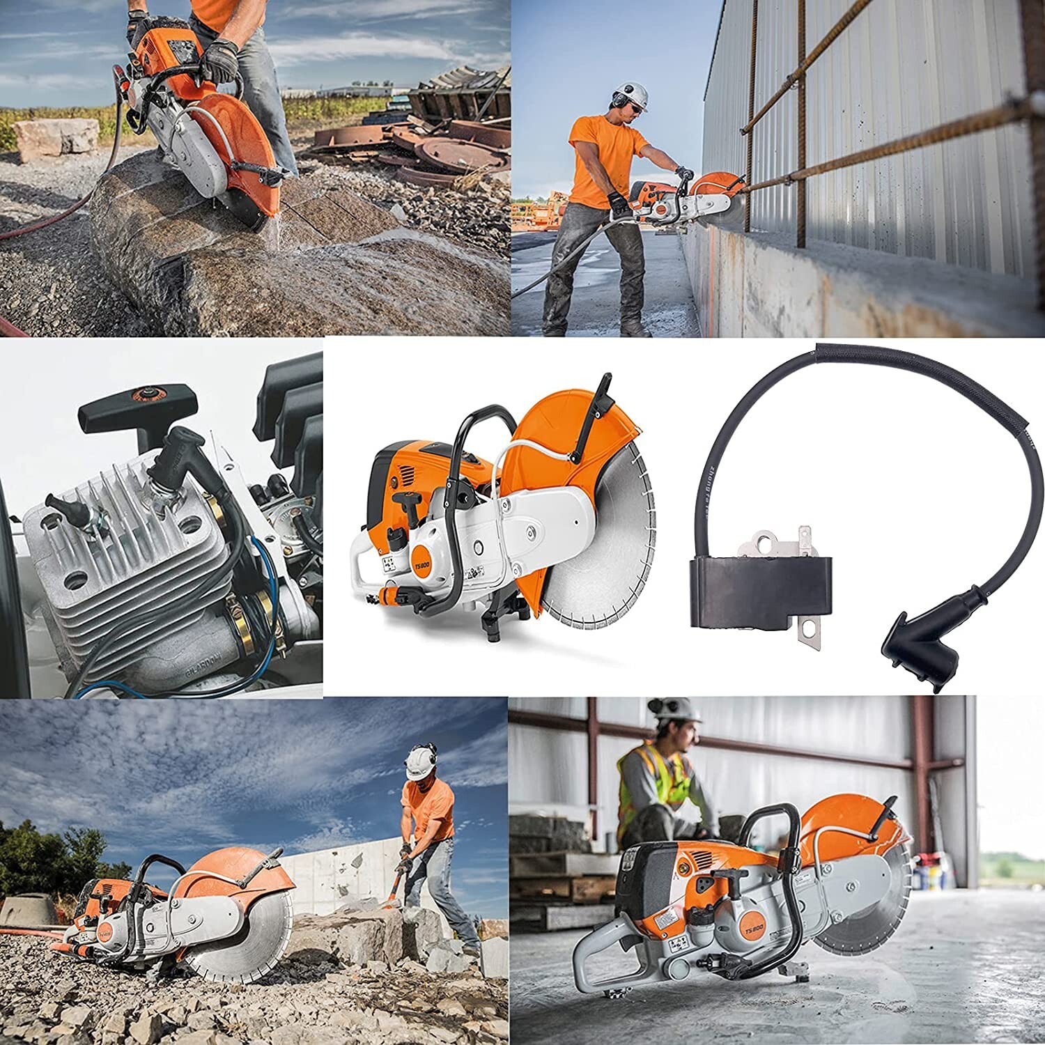 4224-400-1300 for Stihl cut-off saw TS700 TS800 Engine Module