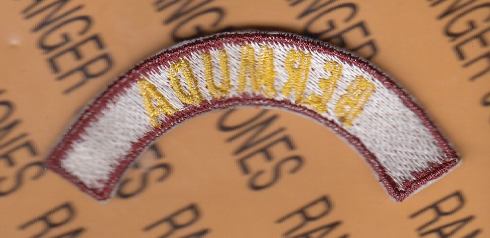 US Army Transportation Command BERMUDA ~3" tab arc patch c/e