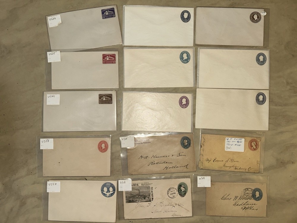 US Embossed Stamp Envelopes