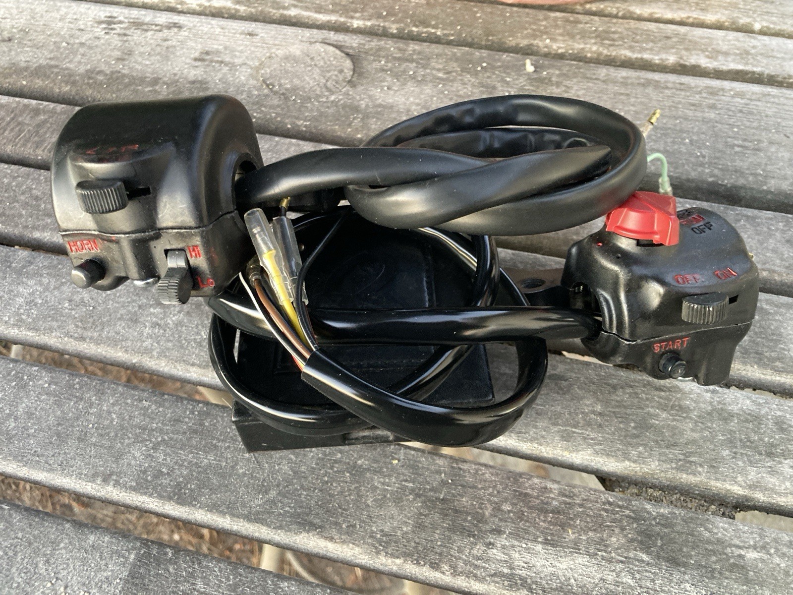 1974 Honda CL360 K0, CB360 SPORT - RH & LH handlebar switch controls - PAIR