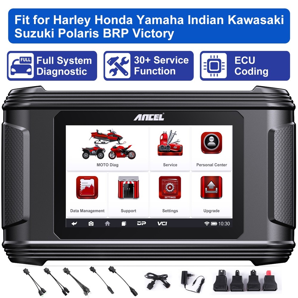 Snowmobiles ATV Motorcycle Diagnostic Tool OBD2 Scanner ECU Coding & programming