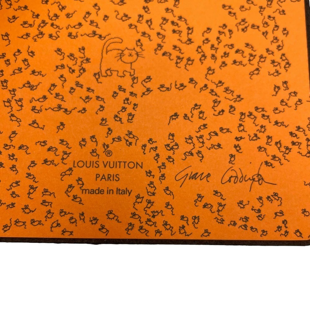 Auth Louis Vuitton Catogram Canvas Notebook GI0358