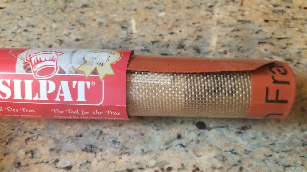 Silpat Rectangle Half Size Non-Stick Baking Mat - Orange