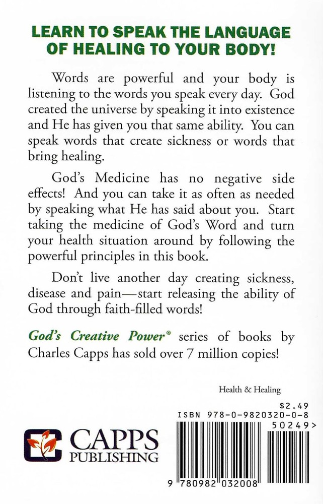 God's Creative Power for Healing (1 Copy) by Charles Capps
